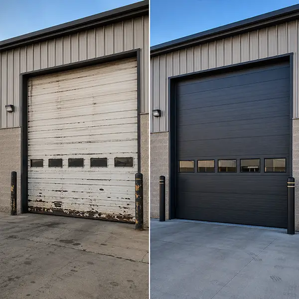 Fixing a failed garage door in Carrollton TX