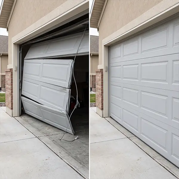 Fixing a failed garage door in Carrollton TX